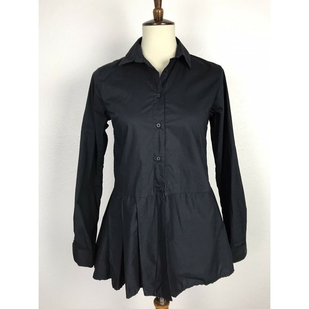 French Connection Button Down Pleated Top - image 1